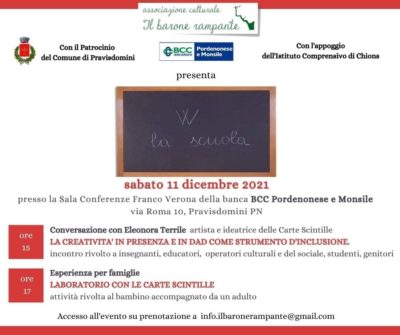 1 anno di carte Scintille all’evento “W la scuola”!